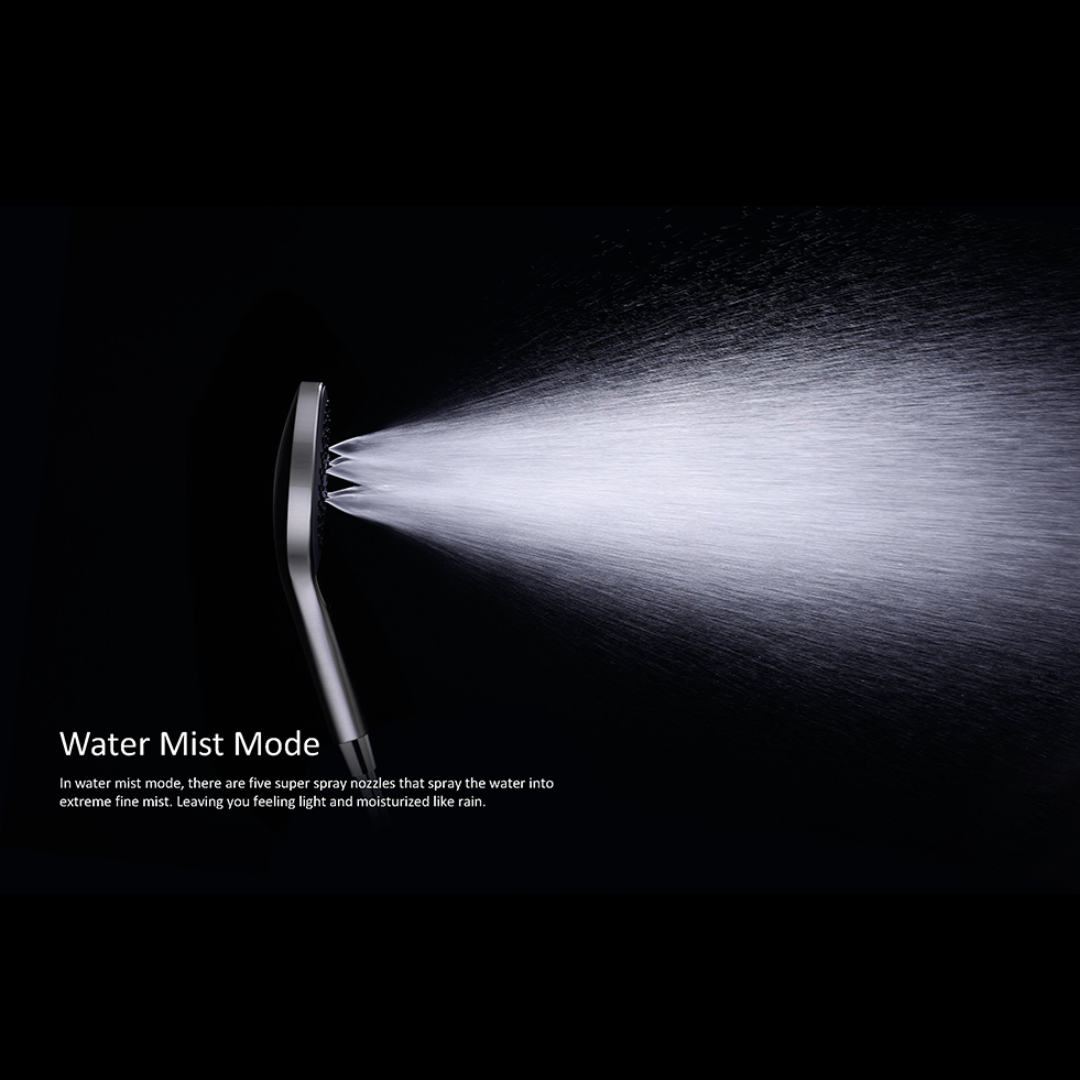 Regendoucheset Valencia – Brushed Nickel - Air shower II - Met inbouwmengkraan