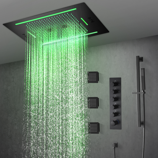 Robinet de lavabo haut Angelica - Noir mat