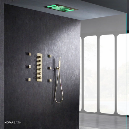 Robinet de lavabo haut Angelica - Noir mat