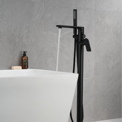 Robinet de baignoire indépendant Emilia - Noir mat