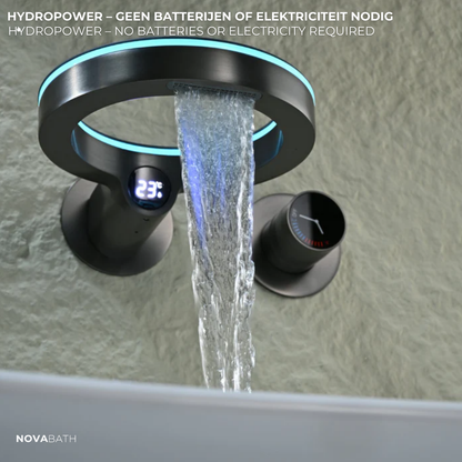 Robinet de lavabo haut Angelica - Noir mat