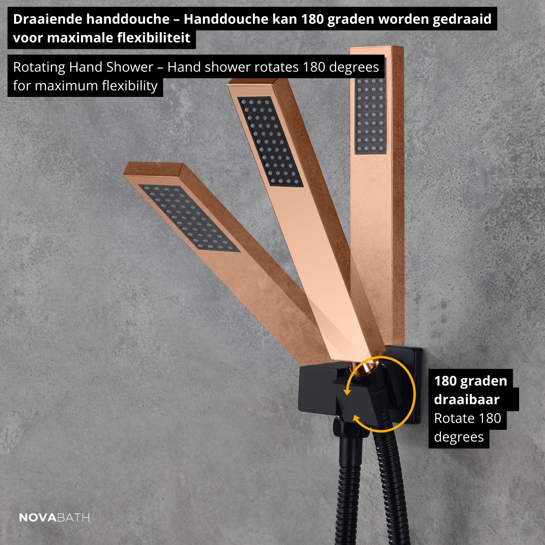 Robinet de lavabo haut Angelica - Noir mat