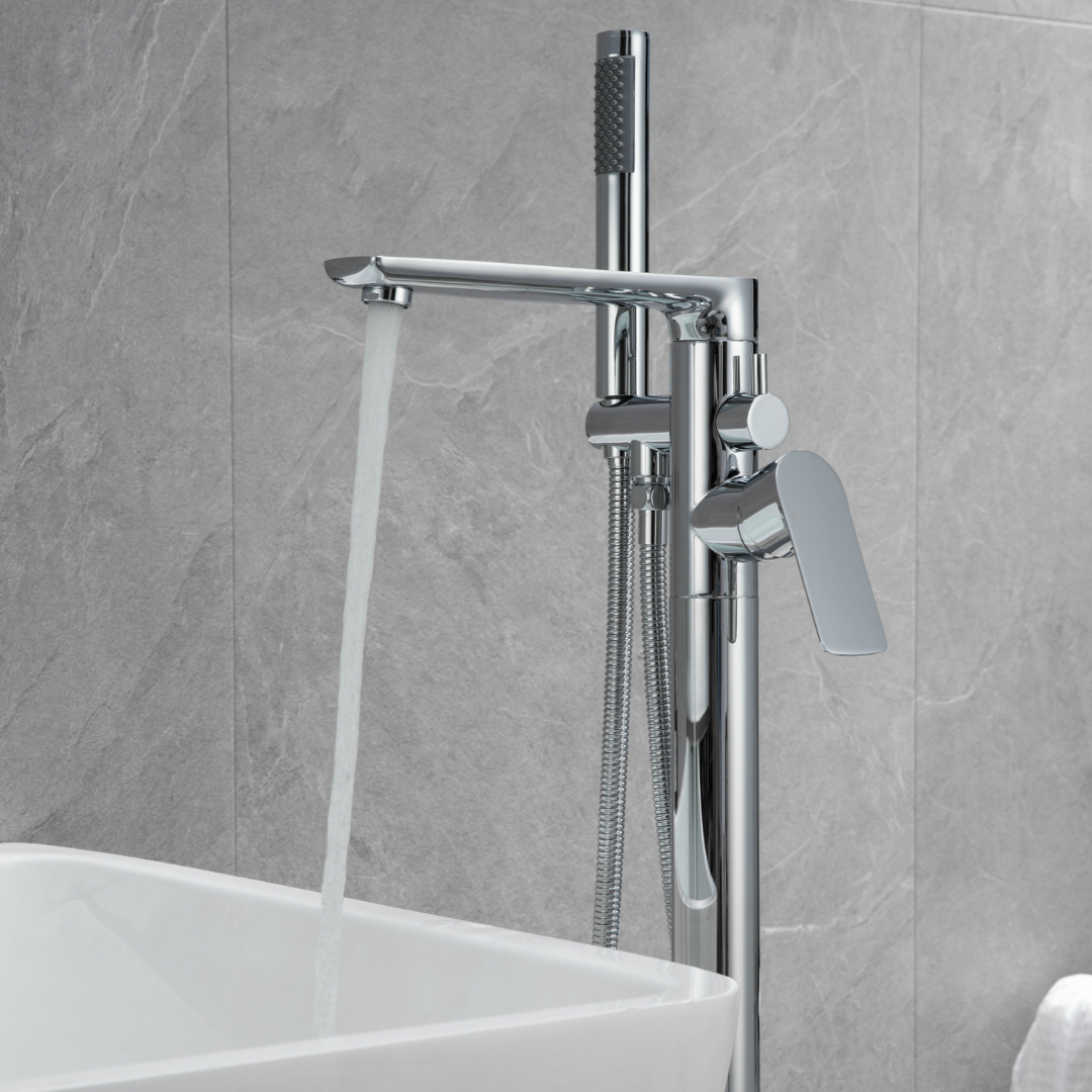 Robinet de baignoire indépendant Emilia - Chrome