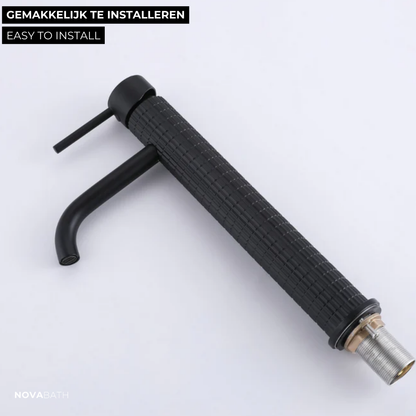 Robinet de lavabo haut Angelica - Noir mat