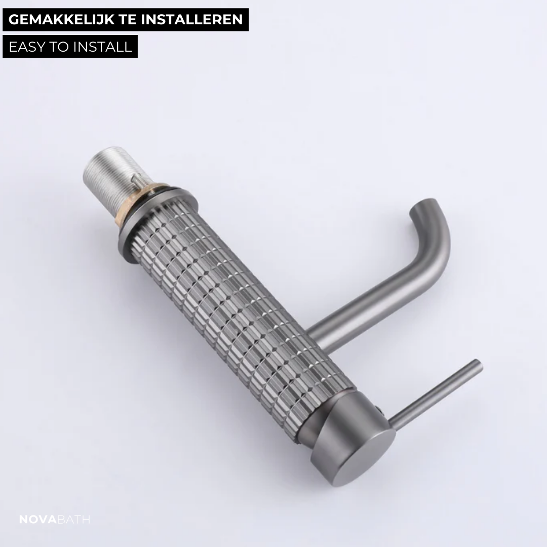 Robinet de lavabo haut Angelica - Gris gunmetal