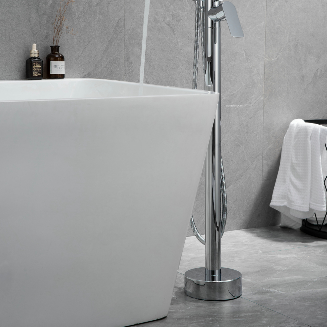 Robinet de baignoire indépendant Emilia - Chrome