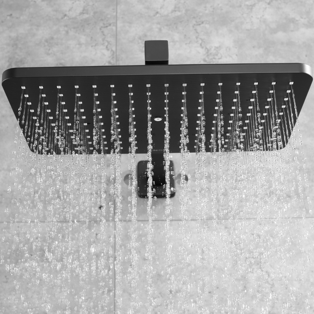Inbouw Regendoucheset - Bruno - Black