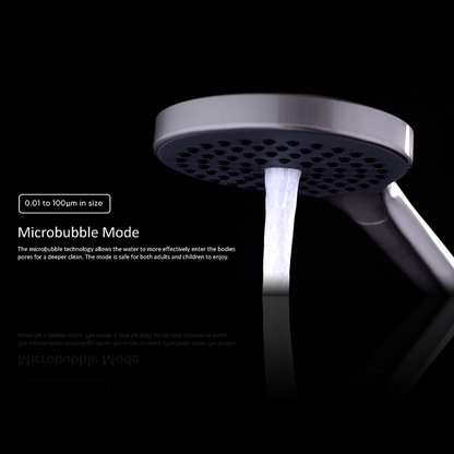 Regendoucheset Valencia – Brushed Nickel - Air shower II - Met inbouwmengkraan