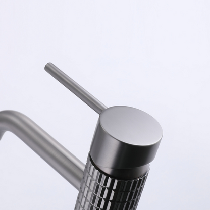 Robinet de lavabo haut Angelica - Gris gunmetal