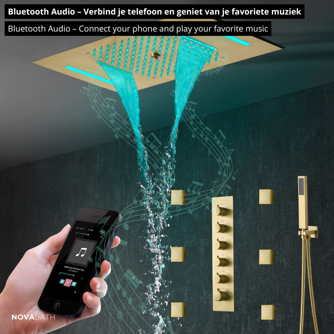 Robinet de lavabo haut Angelica - Noir mat