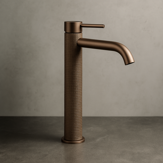 Robinet de lavabo haut Angelica - Noir mat