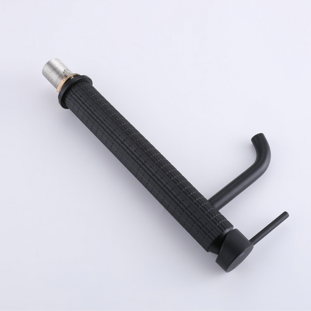 Robinet de lavabo haut Angelica - Noir mat
