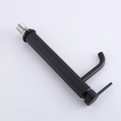 Robinet de lavabo haut Angelica - Noir mat