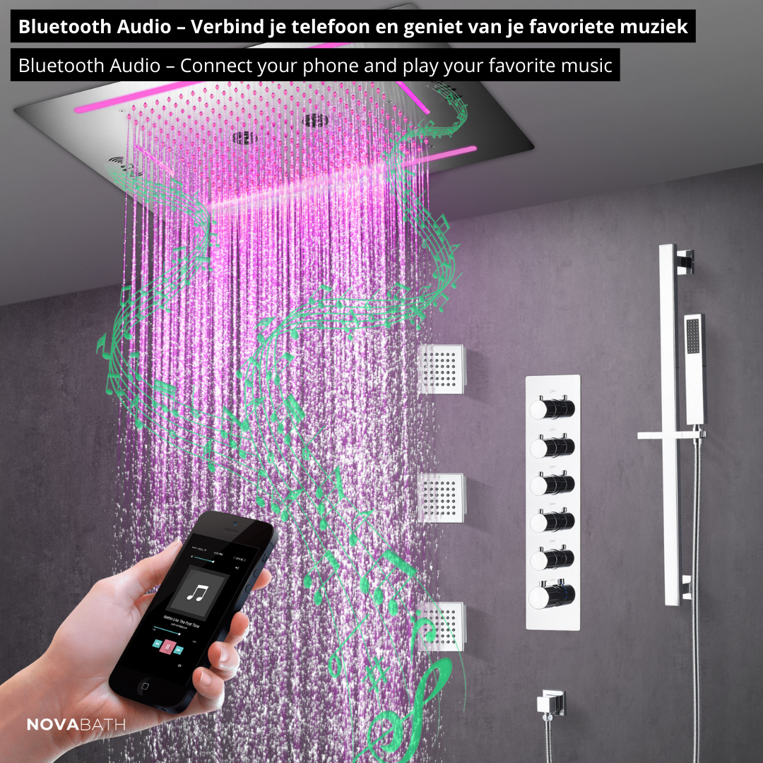 Robinet de lavabo haut Angelica - Noir mat