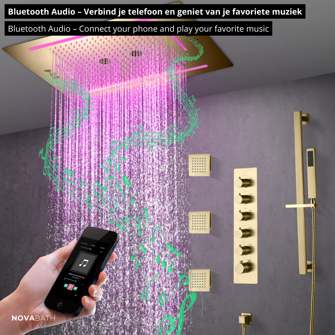 Robinet de lavabo haut Angelica - Noir mat
