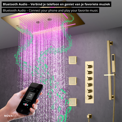 Robinet de lavabo haut Angelica - Noir mat