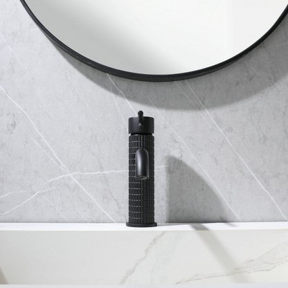 Opbouw de robinet de lavabo Angelica - Noir mat
