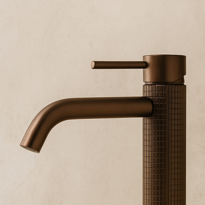 Opbouw de robinet de lavabo Angelica - Noir mat