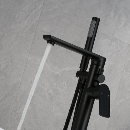 Robinet de baignoire indépendant Emilia - Noir mat