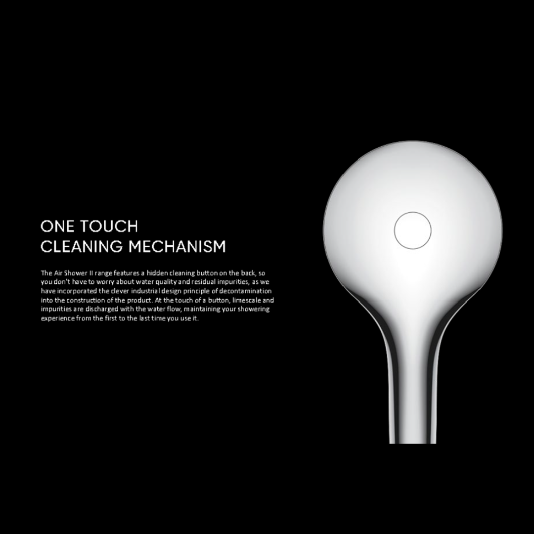 Handdouche met glijstang - Valencia – Air shower II - Brushed bronze