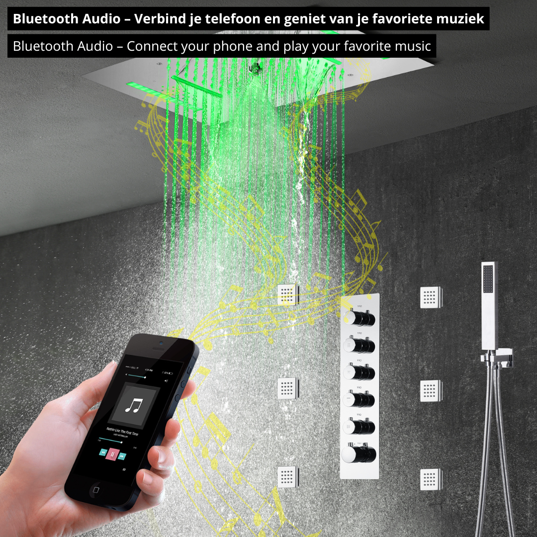 Robinet de lavabo haut Angelica - Noir mat