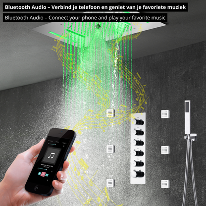 Robinet de lavabo haut Angelica - Noir mat