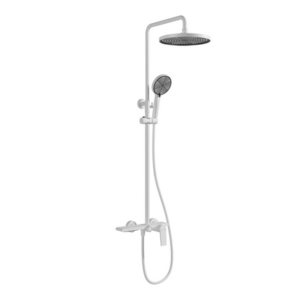 Robinet de baignoire indépendant Lisandro – Sortie d'eau en cascade – Nickel brossé