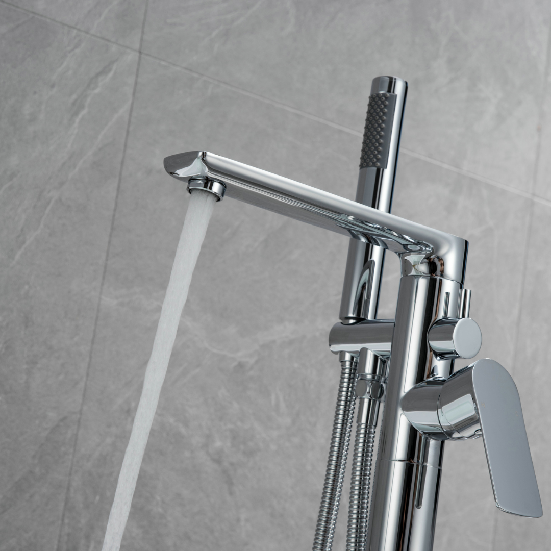 Robinet de baignoire indépendant Emilia - Chrome