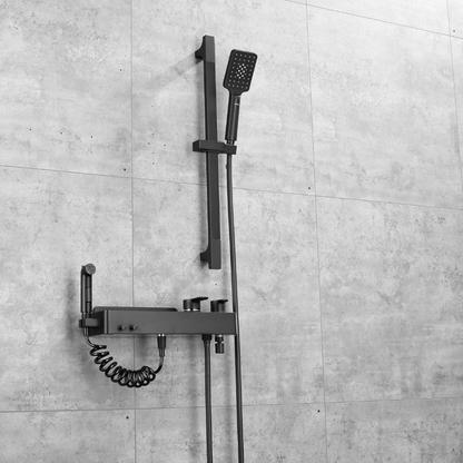 Inbouw Regendoucheset - Bruno - Black