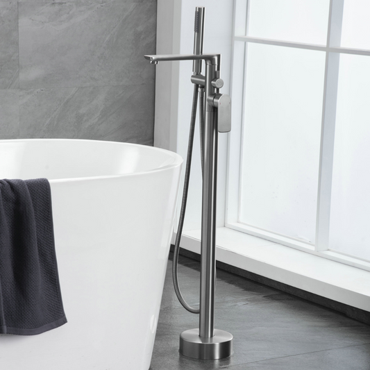 Robinet de baignoire indépendant Emilia - Gris gunmetal