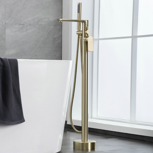 Robinet de baignoire indépendant Emilia - Or brossé