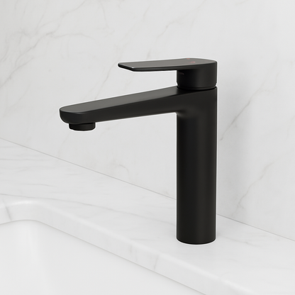 Opbouw wastafelkraan Diego  – Matte black - 15 × 13,7 × 4,4 cm